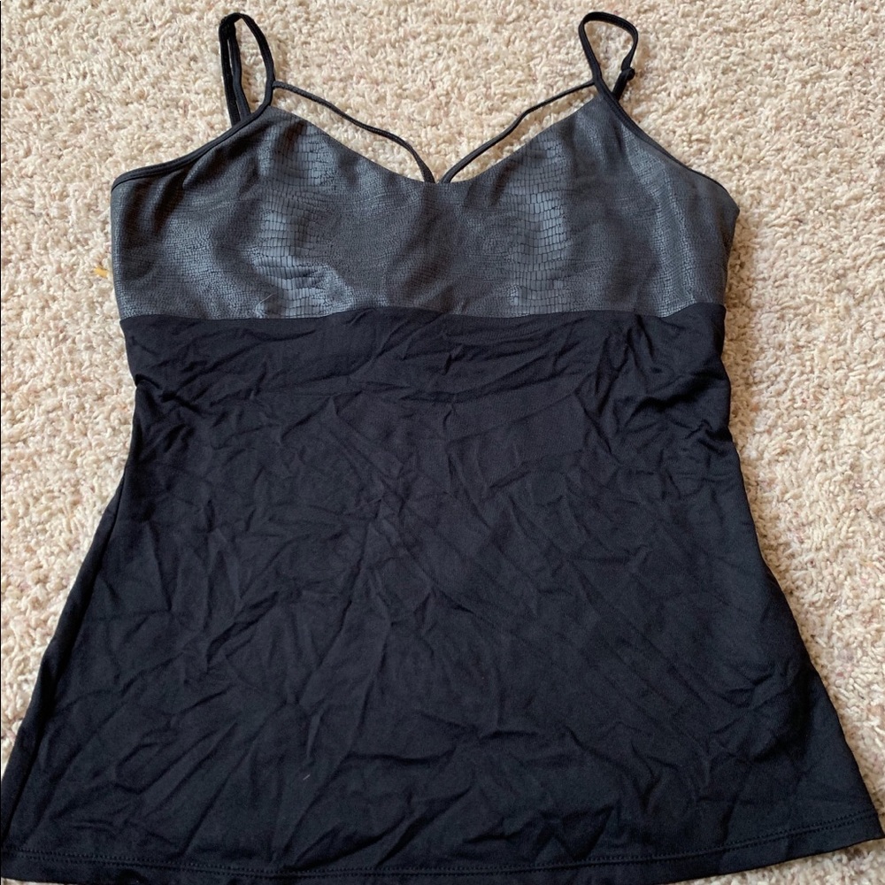Black tank top